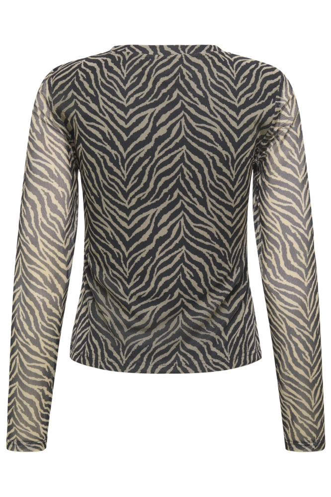 Only zwarte dames top | Achteraanzicht