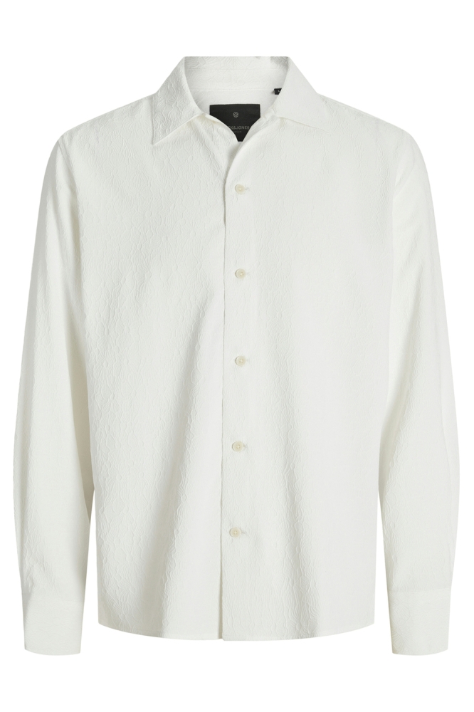 Jack & Jones witte heren overhemd | Vooraanzicht