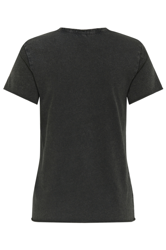 Only zwarte dames t-shirt | Achteraanzicht