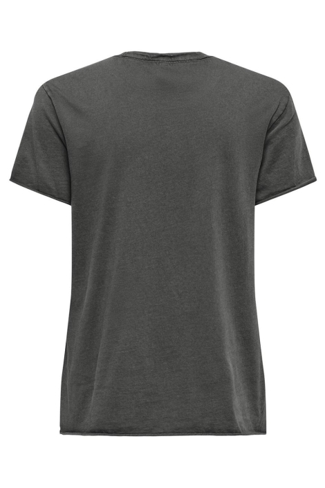 Only grijze dames t-shirt | Achteraanzicht
