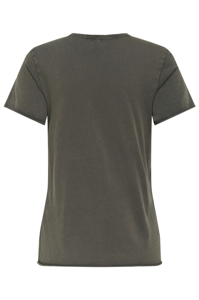 Only grijze dames t-shirt | Achteraanzicht