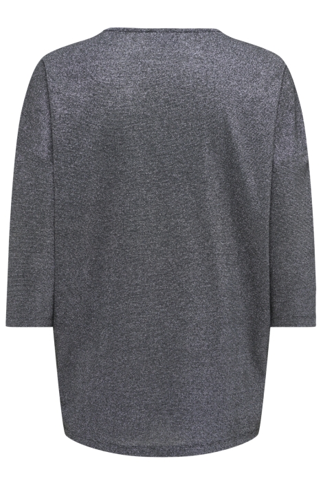 Only zwarte dames t-shirt | Achteraanzicht