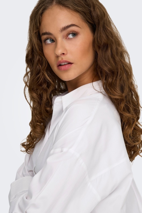 Only witte dames blouse | Close up
