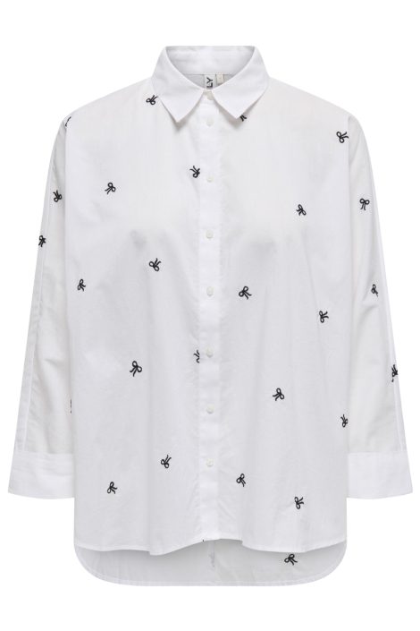 Only witte dames blouse | Vooraanzicht