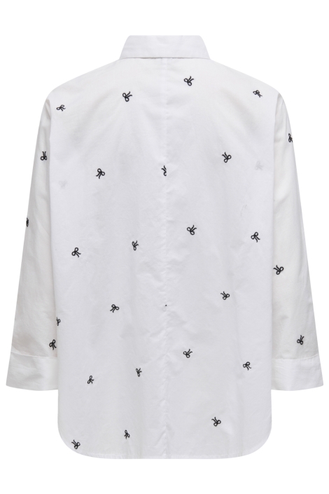 Only witte dames blouse | Achteraanzicht
