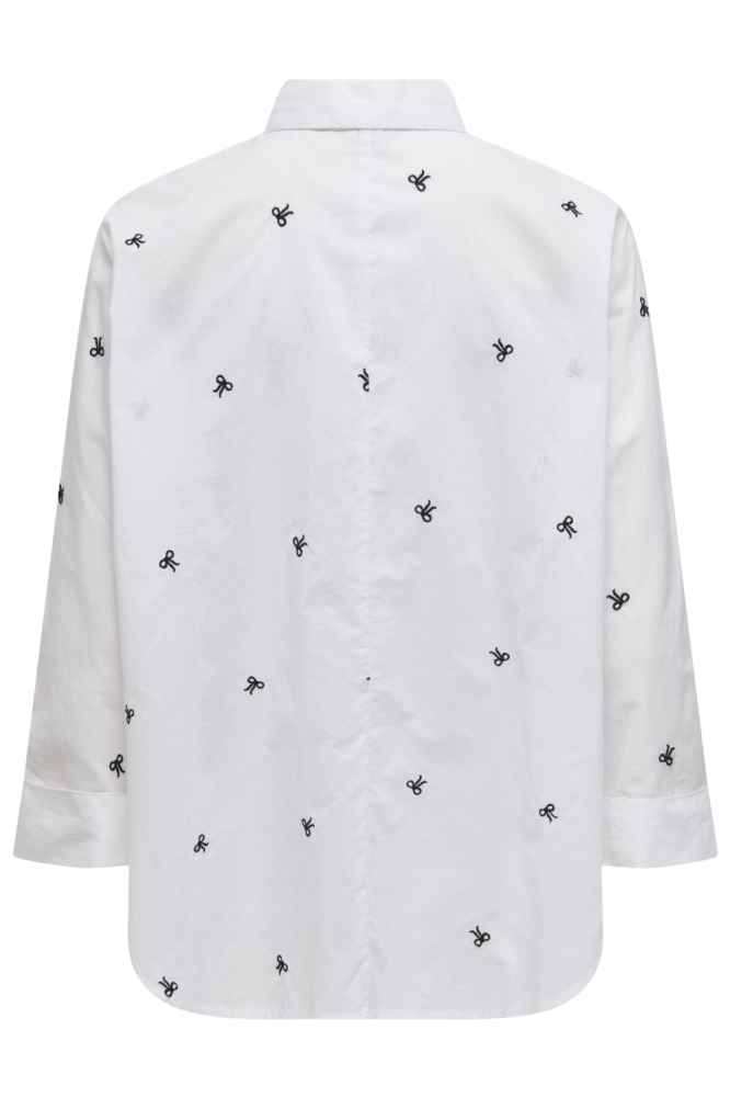 Only witte dames blouse | Achteraanzicht