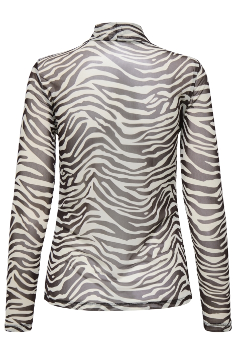 Only beige dames top | Achteraanzicht