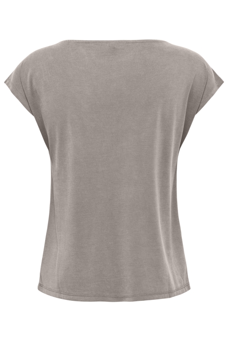 Only grijze dames t-shirt | Achteraanzicht