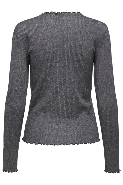 Only zwarte dames t-shirt | Achteraanzicht