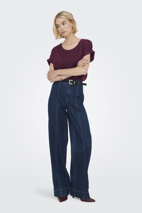 Only bordeaux dames t-shirt | Model