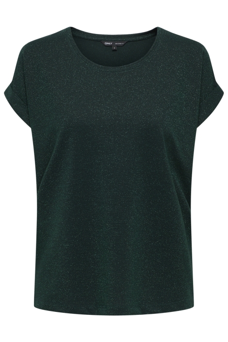Only groene dames t-shirt | Vooraanzicht