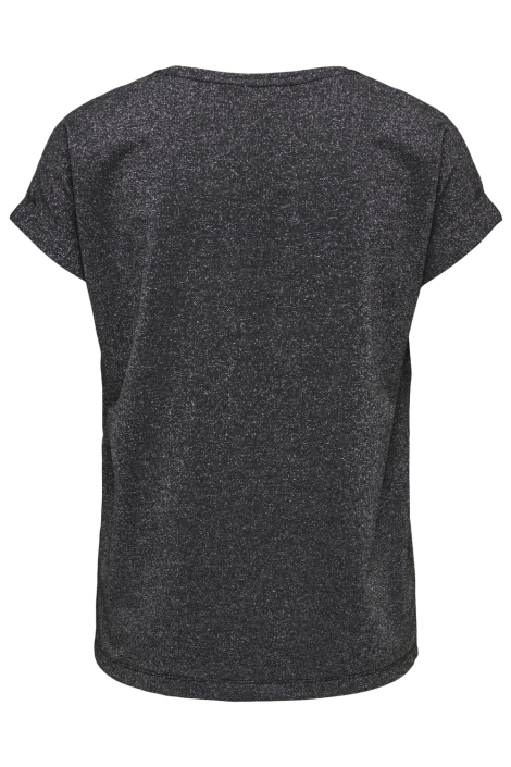 Only zwarte dames t-shirt | Achteraanzicht