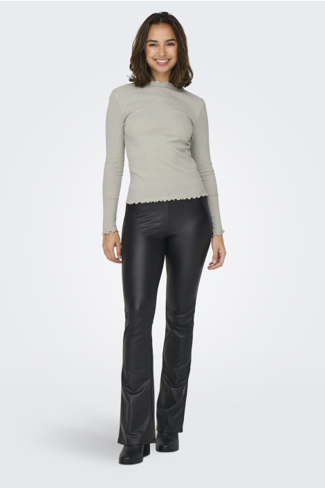 Only zilveren dames t-shirt | Model