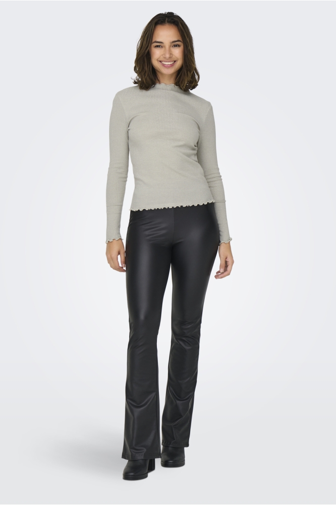 Only zilveren dames t-shirt | Model