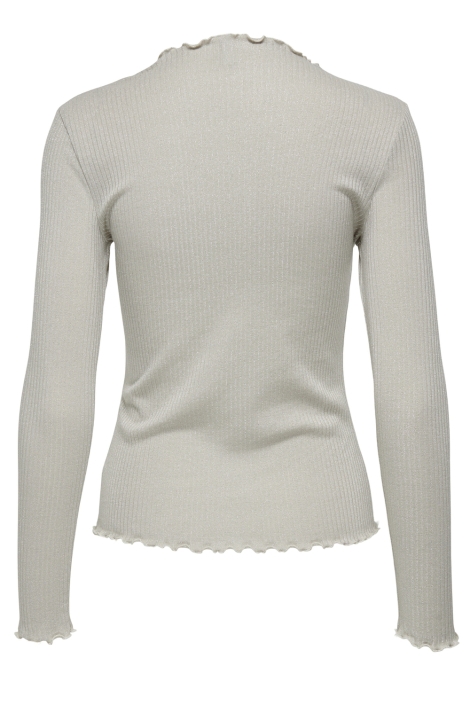 Only zilveren dames t-shirt | Achteraanzicht