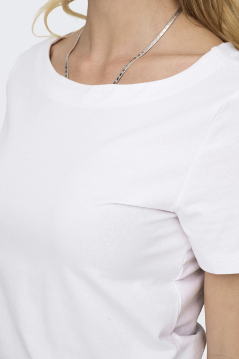 Only witte dames t-shirt | Close up