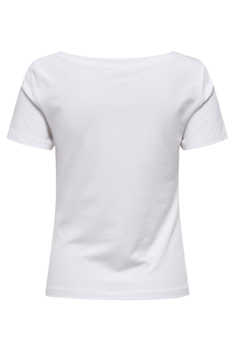 Only witte dames t-shirt | Achteraanzicht