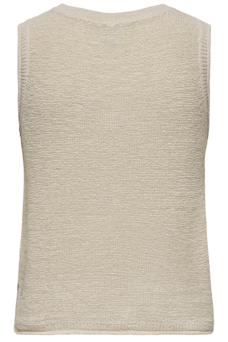 Only beige dames top | Achteraanzicht