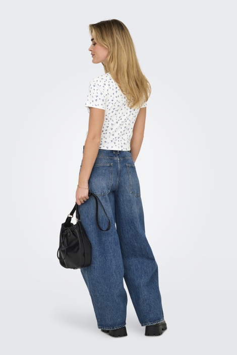 Only witte dames t-shirt | Model