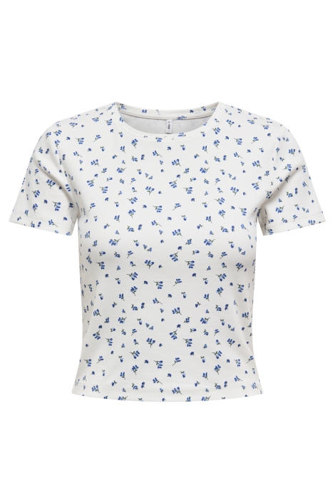 Only witte dames t-shirt | Vooraanzicht