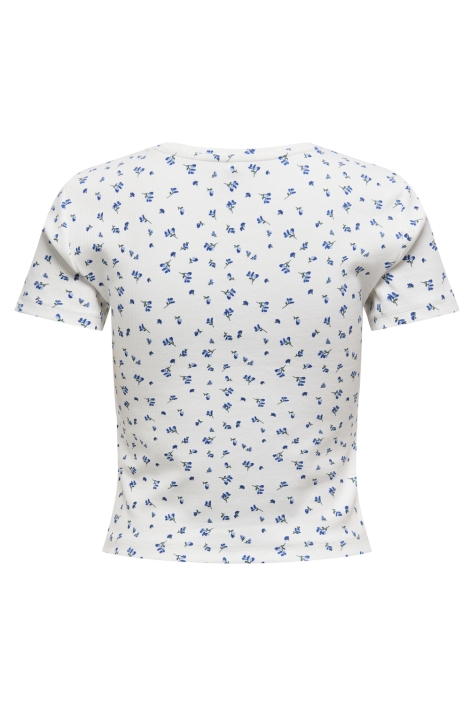 Only witte dames t-shirt | Achteraanzicht