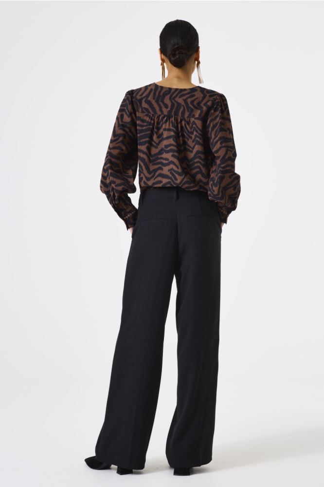 Garcia zwarte dames t-shirt | Model