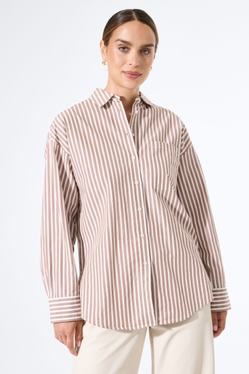 Garcia GESTREEPTE BLOUSE J50031 53 Off-white