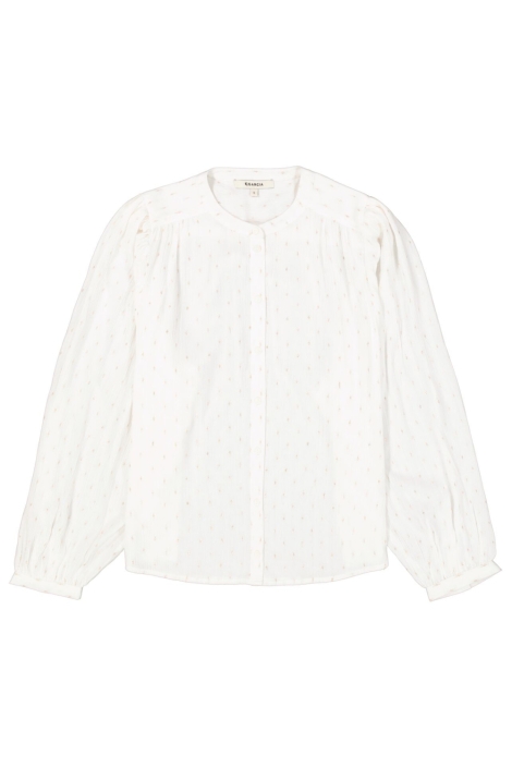 Garcia witte dames blouse | Vooraanzicht