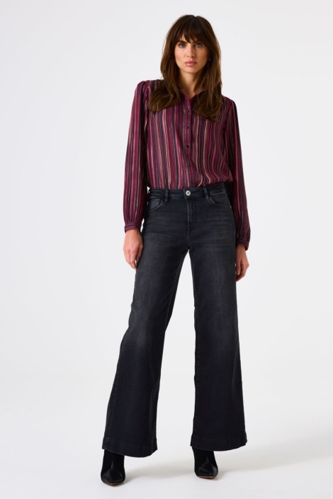 Garcia roze dames blouse | Model