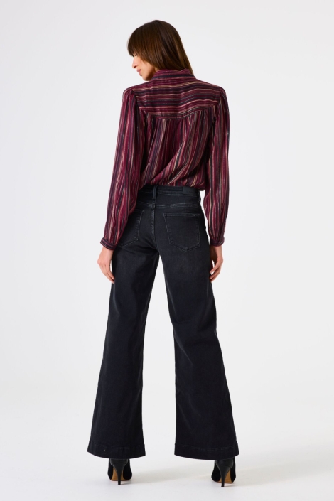 Garcia roze dames blouse | Model