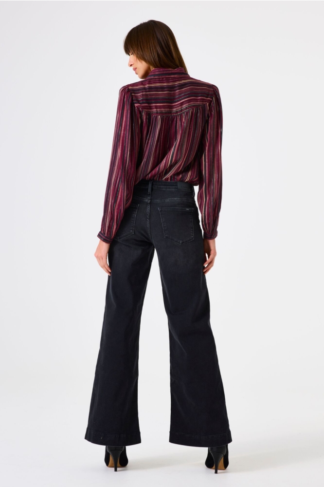 Garcia roze dames blouse | Model