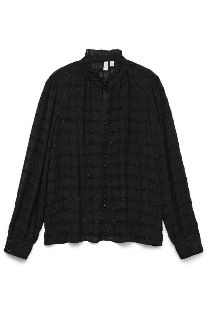 Vero Moda zwarte dames blouse | Vooraanzicht