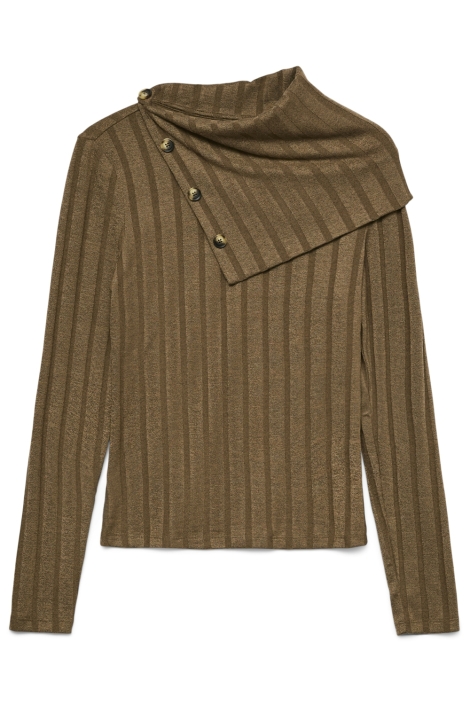 Vero Moda groene dames t-shirt | Vooraanzicht