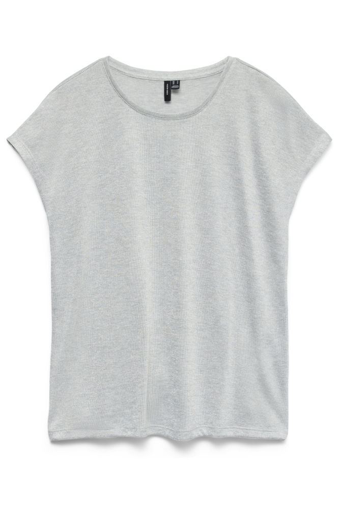 Vero Moda grijze dames t-shirt | Vooraanzicht