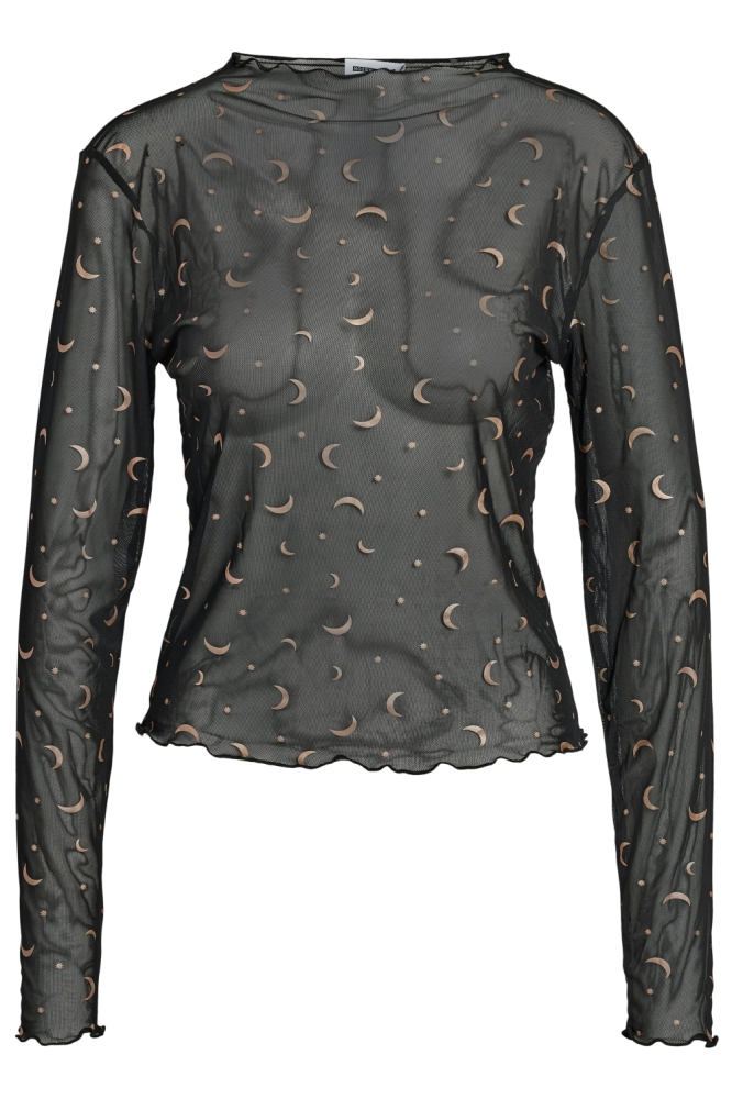 Noisy may zwarte dames top | Vooraanzicht