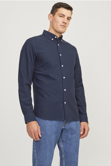 JJ Rebel JREBOSCAR SHIRT LS NOOS 12264384 Navy Blazer