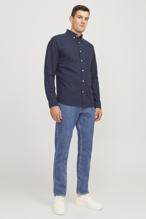 JJ Rebel blauwe heren overhemd | Model