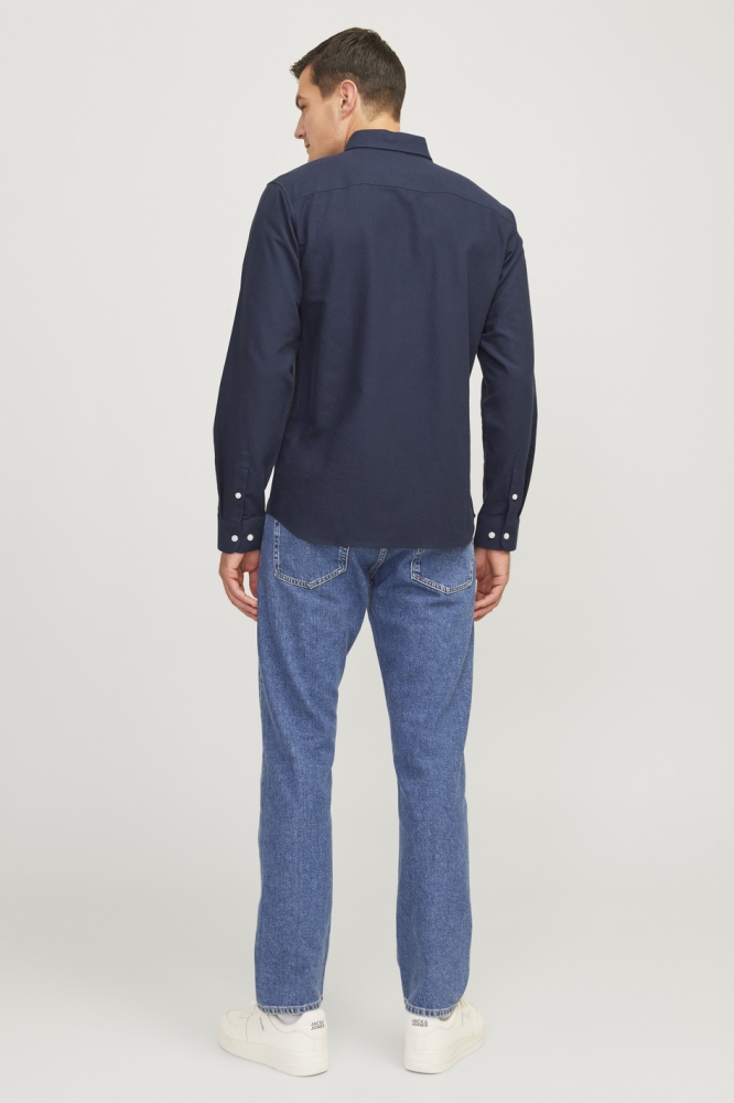 JJ Rebel blauwe heren overhemd | Model