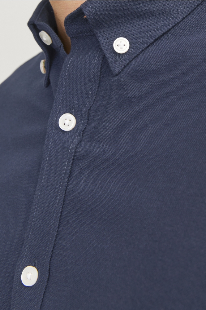 JJ Rebel blauwe heren overhemd | Kleurstaal