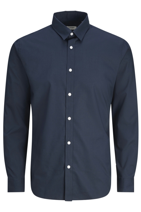 JJ Rebel blauwe heren overhemd | Vooraanzicht