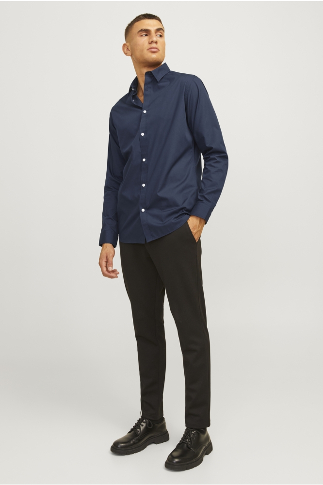 JJ Rebel blauwe heren overhemd | Model