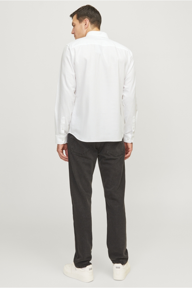 JJ Rebel witte heren overhemd | Model