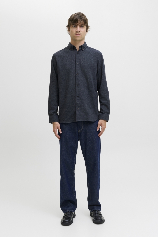 JJ Rebel blauwe heren overhemd | Model