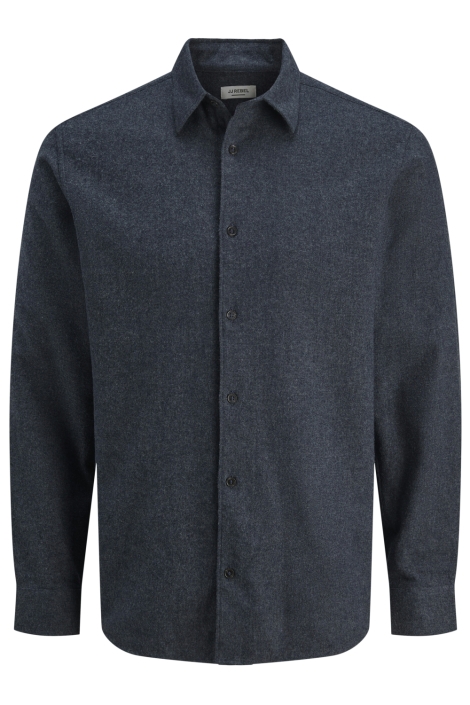 JJ Rebel blauwe heren overhemd | Vooraanzicht