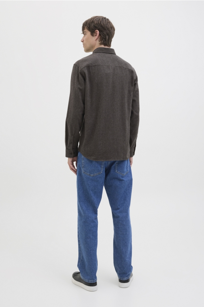 JJ Rebel bruine heren overhemd | Model