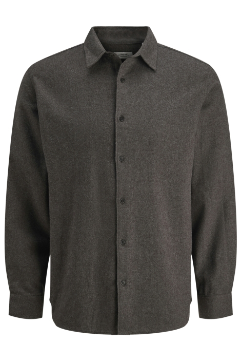 JJ Rebel bruine heren overhemd | Vooraanzicht