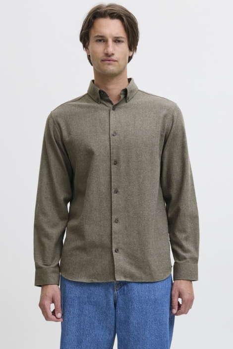 JJ Rebel groene heren overhemd | Model