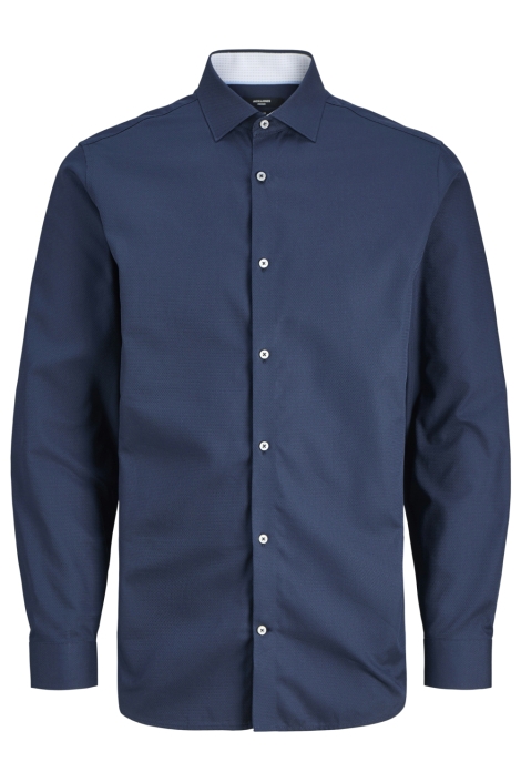 Jack & Jones blauwe heren overhemd | Vooraanzicht