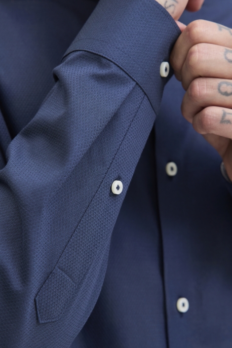 Jack & Jones blauwe heren overhemd | Kleurstaal