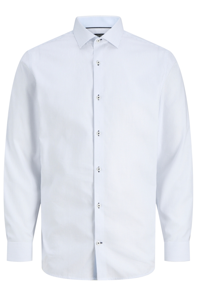 Jack & Jones witte heren overhemd | Vooraanzicht